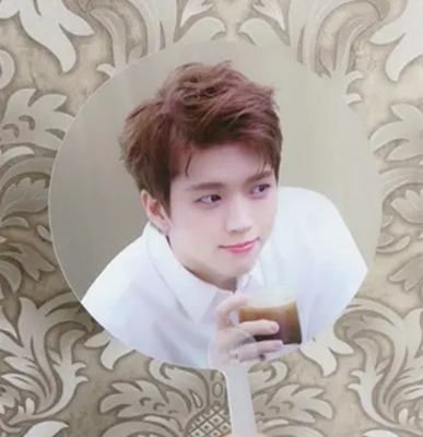 Ventilador Lenticular de um lado Kpop Ventilador Lenticular 3D Ventilador Lenticular