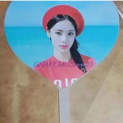 Ventilador de evento KPop personalizado para presente Ventilador de plástico PET transparente 3D personalizado