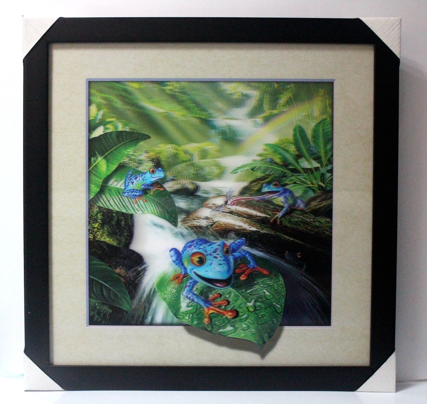 40 X 40cm 3D Lenticular Flip Picture Wholesale/Custom Lenticular Printing 3D Poster 3D Lenticular Foto com Animal