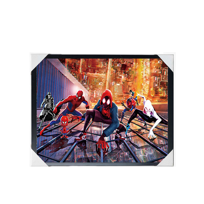 Pôster 3D de Anime Marvel 3D Pôster Lenticular Decoração de Parede Impressão 3D Mudança de Imagem Pôster de Anime