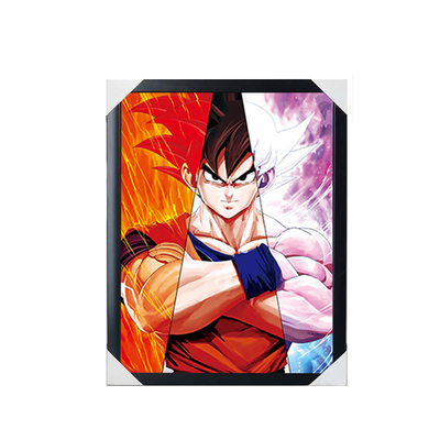 Venda Quente Anime Dragon Ball 3d Lenicular Folha Holográfica Lenticular Anime Cartão 3d Picture For Wall