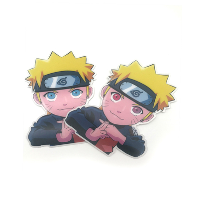 Holograma 3D Lenticular Auto Sticker de Parede Personalizado Carinhosos 3D Anime Motion Stickers Com Logotipo
