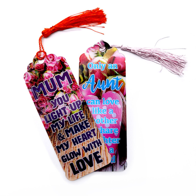 Mensagem de Amor Romântico Presente 3D Lenticular Bookmark Para Presentes