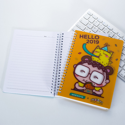 Atacado personalizar Produtos comercializáveis Baratos 3D Lenticular capa dura Sprial Binding Animal Notepad Notebook