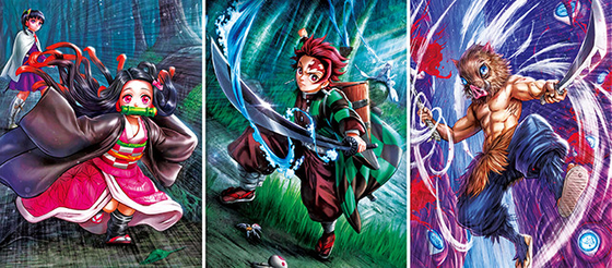 Cartão Lenticular 3D Luffy PET Custom Demon Slayer Jujutsu Kaisen Anime Sticker e Lenticular Chainsaw Man Anime Poster
