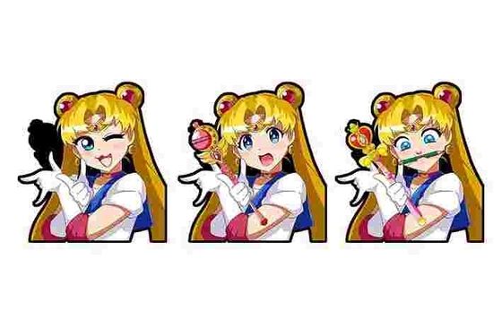 Cute Anime Girl Sticker Demon Slayer Kimetsu No Yaiba Anime Motion Sticker Autocolantes à prova d'água para carros
