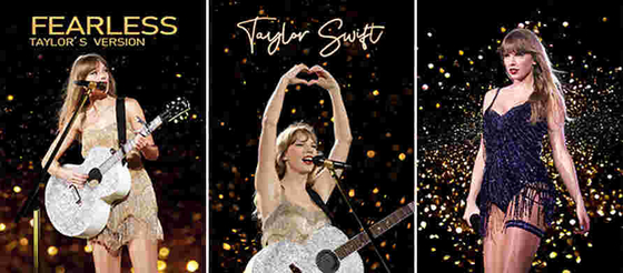 Autocolantes personalizados Supper Star Tyleor Swift Mudança Flip Decals Motion Sticker 3D Autocolantes Lenticulares Anime